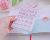 Marshie Cosy Bath Time Sticker Sheet | Kawaii Self Care Planner Stickers A6 | MARSHIE002 Katnipp character product