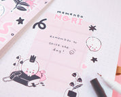 Memento Mori A5 Vinyl Sticker Sheet | Kawaii Gothic Skull Stickers | MM001 Katnipp character product