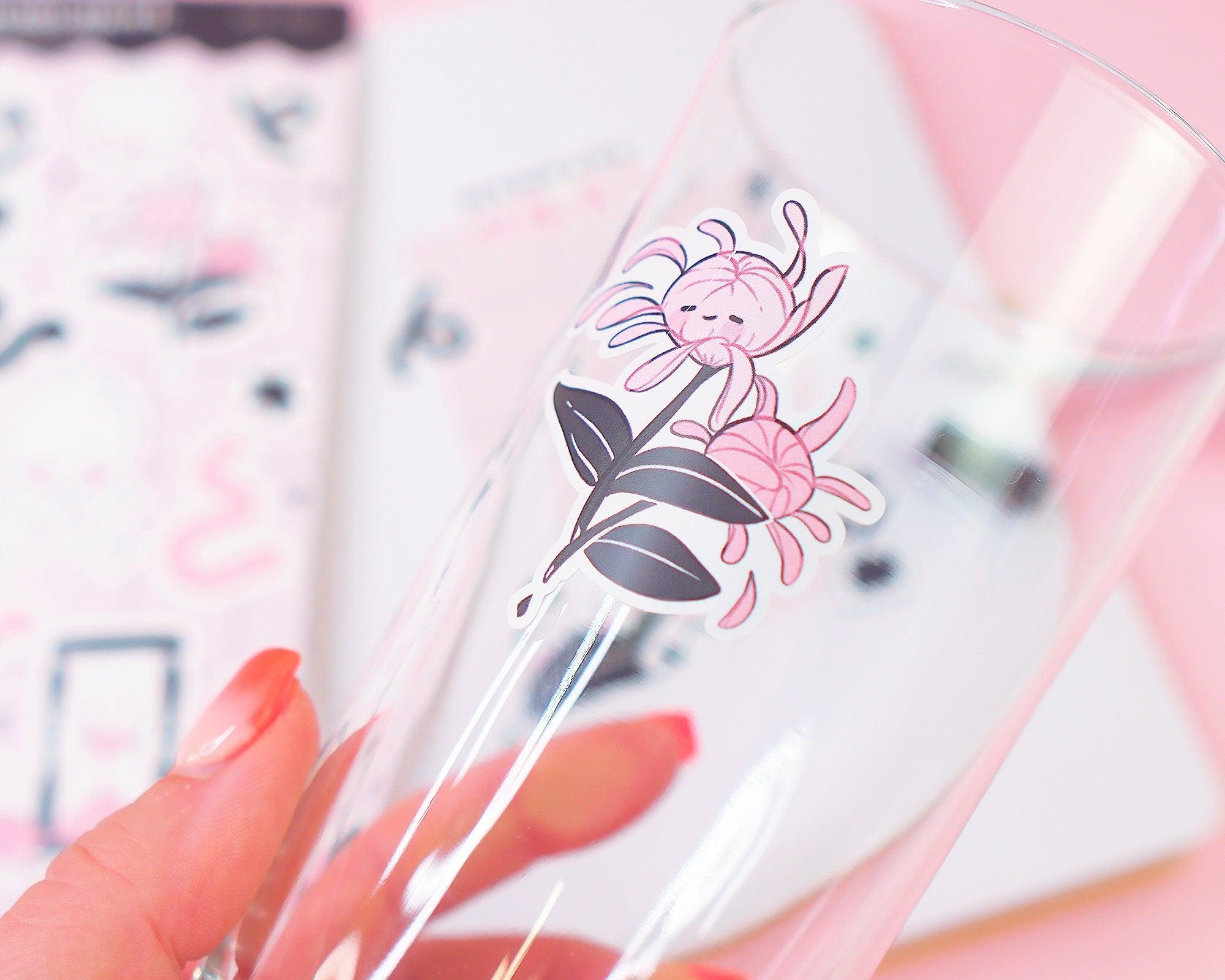 Memento Mori A5 Vinyl Sticker Sheet | Kawaii Gothic Skull Stickers | MM001 Katnipp character product