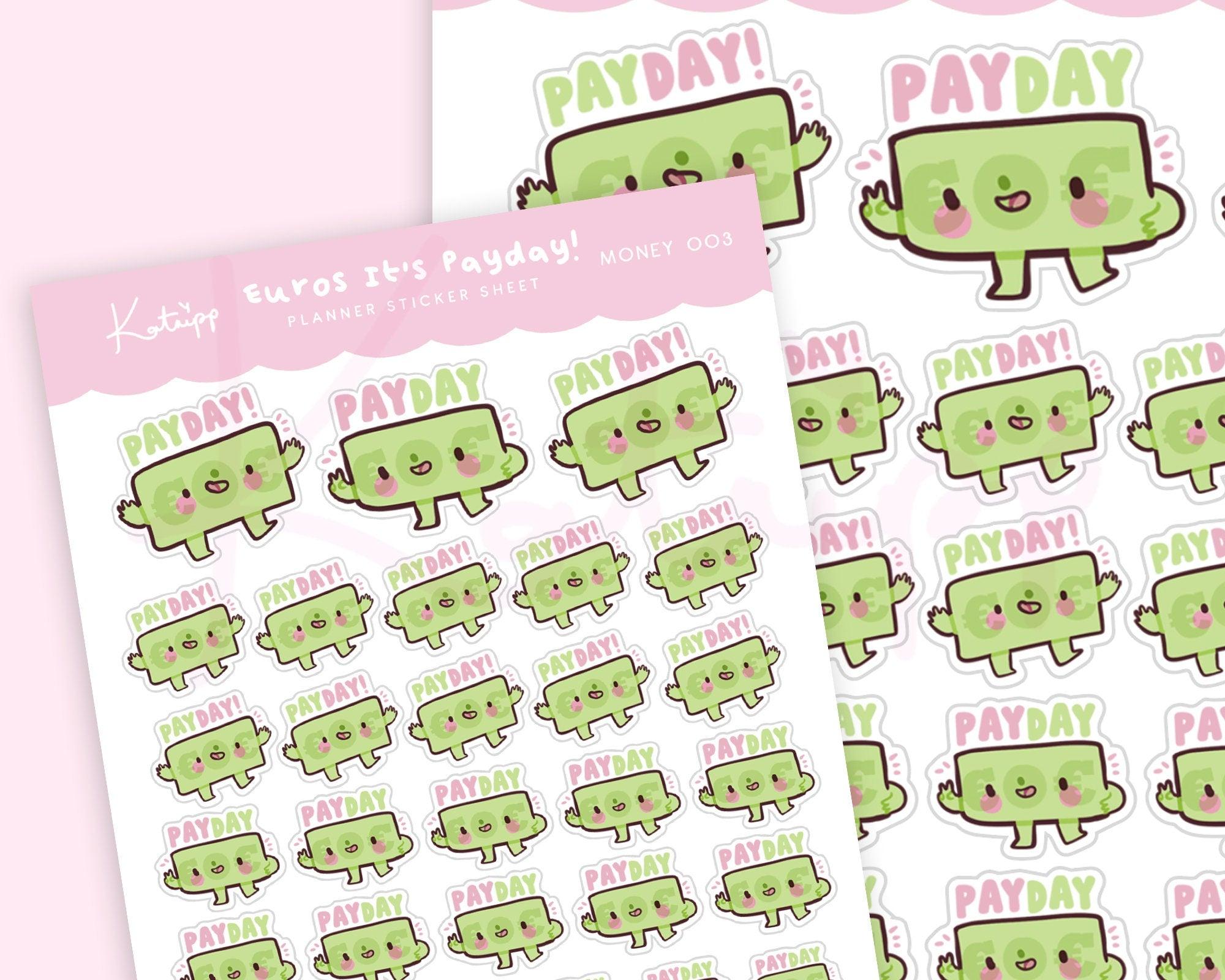 Money Finance Planner Sticker Sheet - MONEY003 – Katnipp Studios money-finance-planner-sticker-sheet-money003-katnipp-studios