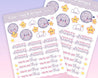 Moon & Stars Positive Affirmation Planner Sticker Sheet ~ MS007 - Katnipp Illustrations