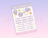 Moon & Stars Positive Affirmation Planner Sticker Sheet ~ MS007 - Katnipp Illustrations