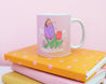 Need Caffeine! Cute Bumblebee Hand Printed Mug - Katnipp Illustrations