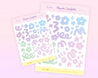 Pastel Gradient Flower Confetti Polco Deco Planner Stickers ~ POLC006 - Katnipp Illustrations