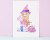 Pastel Witch Art Print - Katnipp Studios