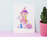 Pastel Witch Art Print - Katnipp Studios