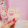 Peppamint Cat Die Cut Sticker - Katnipp Studios