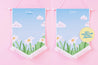 Pin Display Banner - Kawaii Summer Enamel Pin Board - Katnipp Illustrations