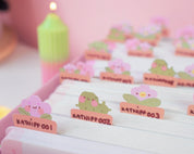 Plant Pot Friends Index Tabs | A5 Kawaii Planner & Journal Organiser Stickers | ID001 Katnipp character product