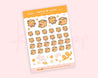 Popcorn Movie Night Planner BUJO Polco Deco Planner Stickers ~ MV003 - Katnipp Illustrations