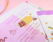 Primrose Witch Accessories A6 Sticker Sheet | Kawaii Planner Stickers | PW005 Katnipp character product