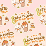 Pumpkin Spice Vinyl Sticker | Kawaii Autumn Gourdo Katnipp character product