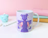 Space Buns Girl Kawaii Art Hand Printed Mug - Katnipp Illustrations