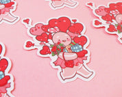 Spice in Love Sticker | Valentine's Vinyl Sticker Katnipp character product