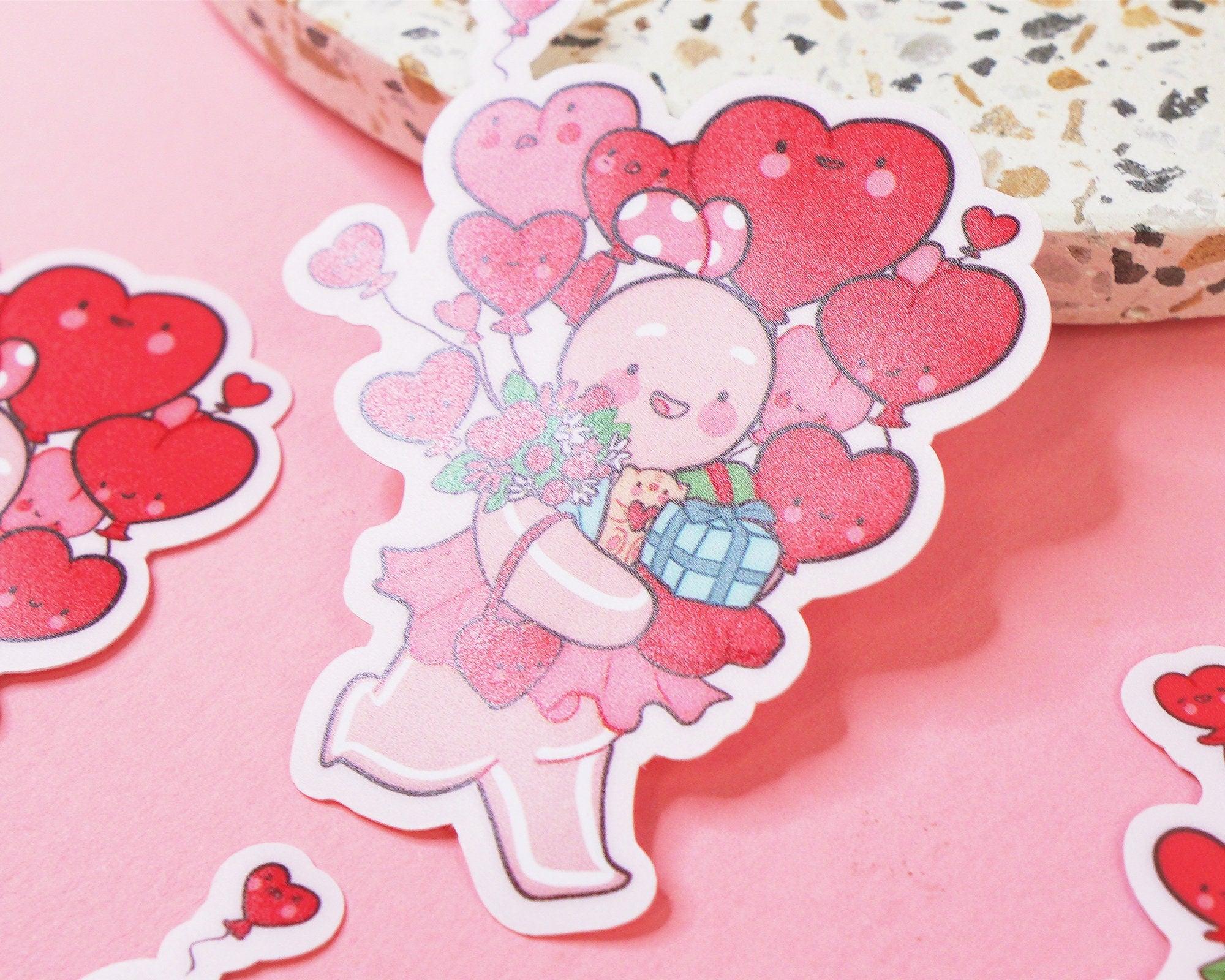 Spice in Love Sticker | Valentine's Vinyl Sticker Katnipp character product