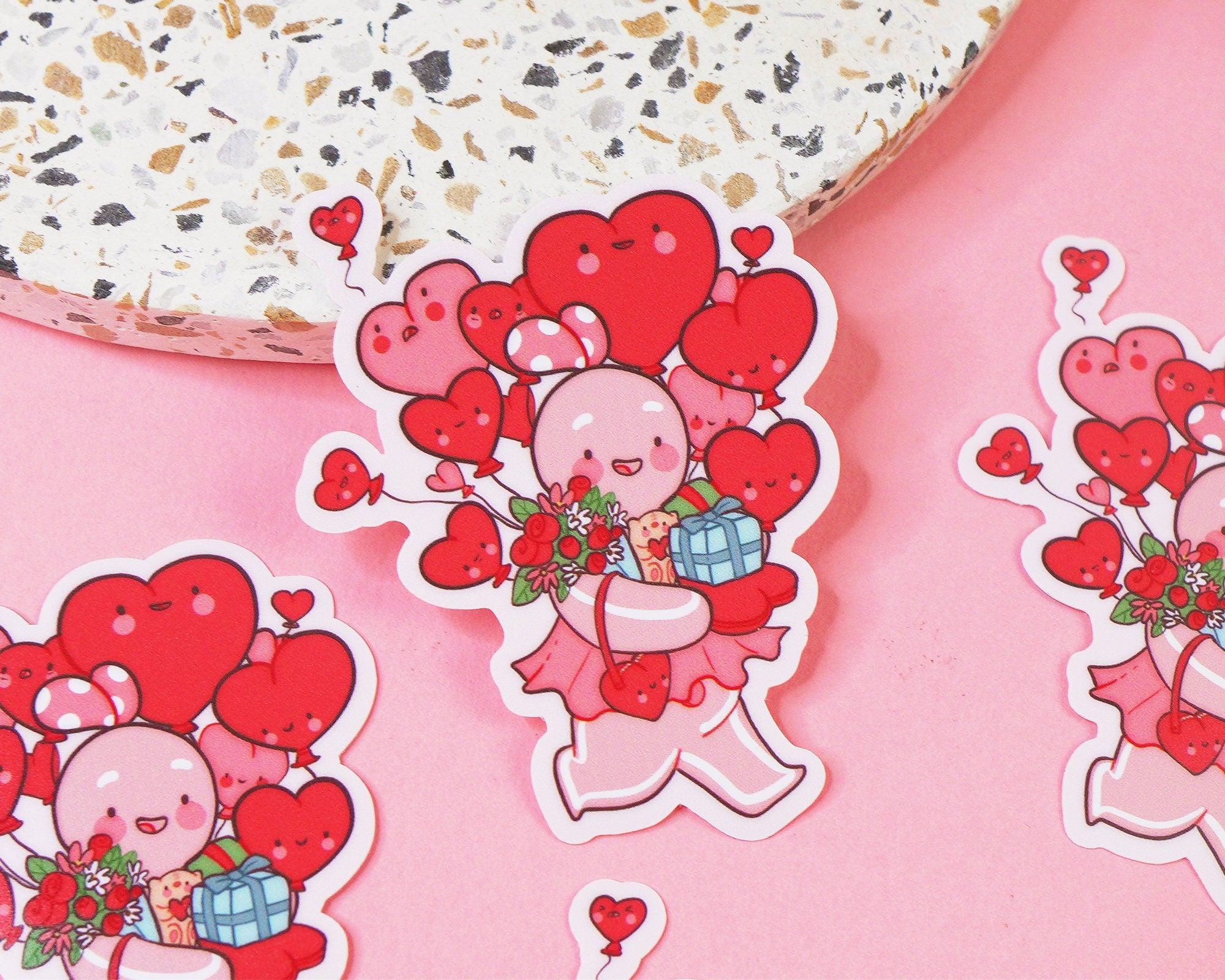 Spice in Love Sticker | Valentine's Vinyl Sticker Katnipp character product