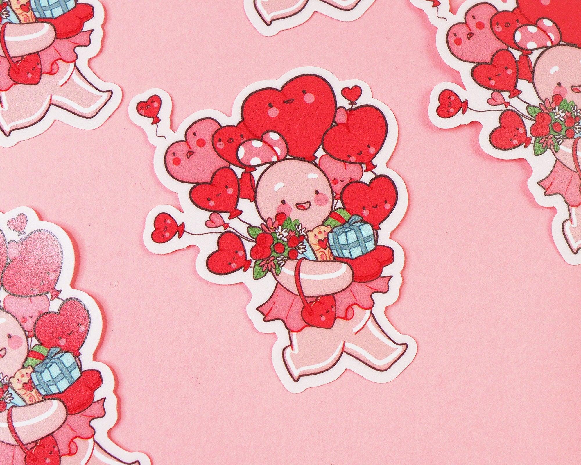 Spice in Love Sticker | Valentine's Vinyl Sticker Katnipp character product