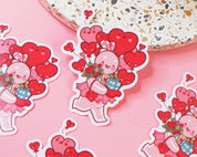 Spice in Love Sticker | Valentine's Vinyl Sticker Katnipp character product