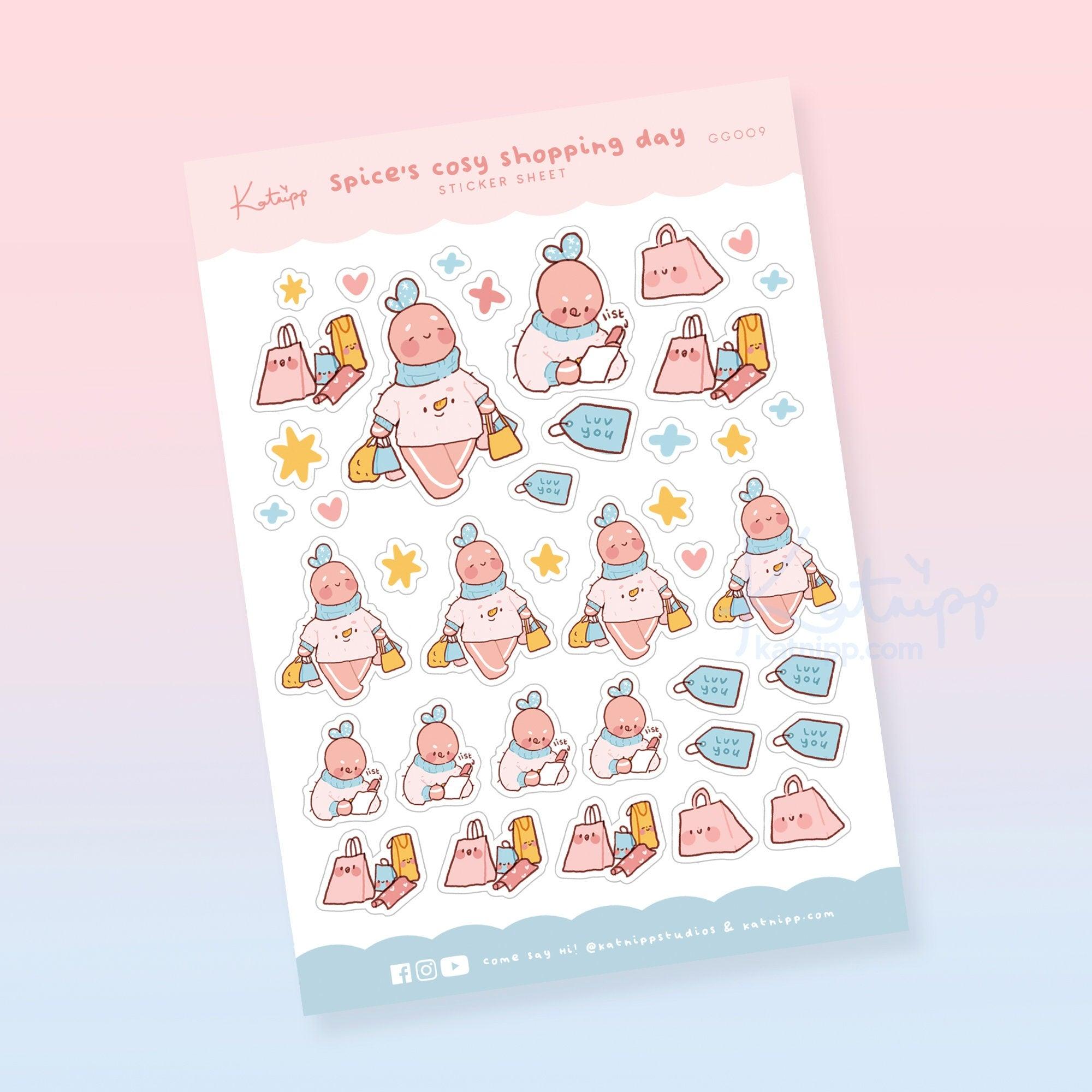 Spice Shopping Day Planner Stickers - GG009 - Katnipp Studios