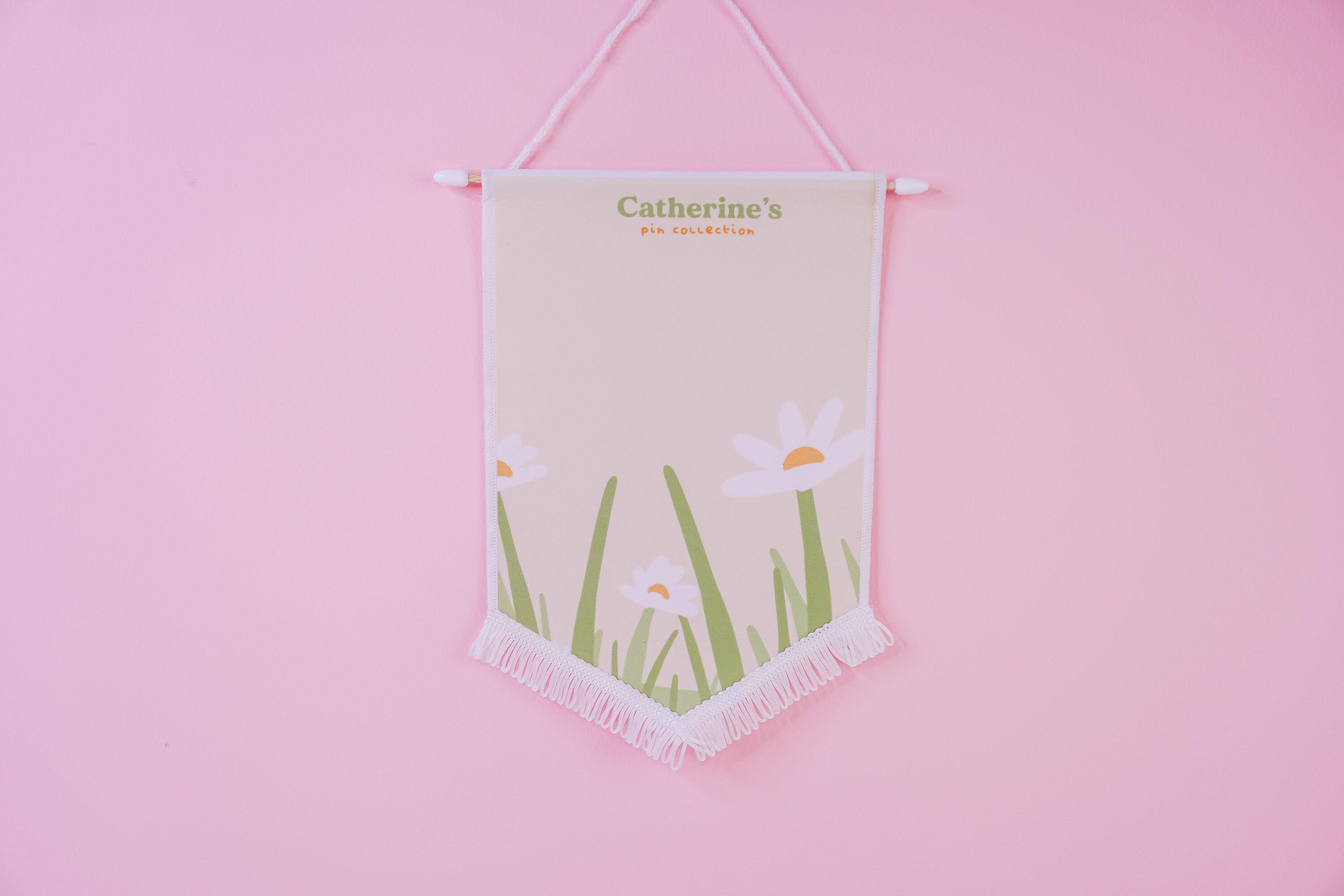 Spring Daisy Pin Banner - Katnipp Studios