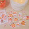 STOCK CLEARANCE - Cute Autumn Pumpkin Sticker Pack - Katnipp Studios