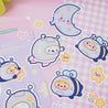 STOCK CLEARANCE - Kawaii Space Celestial Sticker Pack - Katnipp Studios