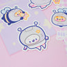 STOCK CLEARANCE - Kawaii Space Celestial Sticker Pack - Katnipp Studios