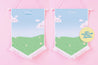 Summer Clouds Pin Banner - Katnipp Studios