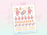 Summer Holiday Planner Stickers ~ GS HOL002 - Katnipp Illustrations