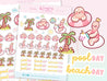 Summer Holiday Planner Stickers ~ GS HOL003 - Katnipp Illustrations