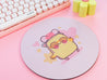 Take Me To The Magic Kawaii Suitcase Travel Mouse Mat - Katnipp Illustrations