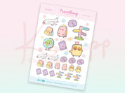 Travel Planner Stickers ~ Vacation Stickers ~ TRAVEL001 - Katnipp Illustrations