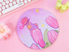 Tulip Fields Magical Girl Mousemat - Katnipp Illustrations