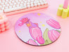 Tulip Fields Magical Girl Mousemat - Katnipp Illustrations