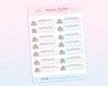 Vitamin Medicine Tracker Planner Sticker Sheet - 14 Weeks - WLS004 - Katnipp Studios