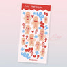 Waterproof Gingerbread Christmas Stickers - PLCD 003 - Katnipp Studios