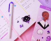 Witchcraft A5 Vinyl Sticker Sheet | Kawaii Witchy Stickers | WC001 Katnipp character product