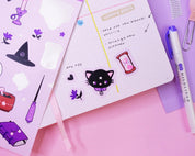 Witchcraft A5 Vinyl Sticker Sheet | Kawaii Witchy Stickers | WC001 Katnipp character product