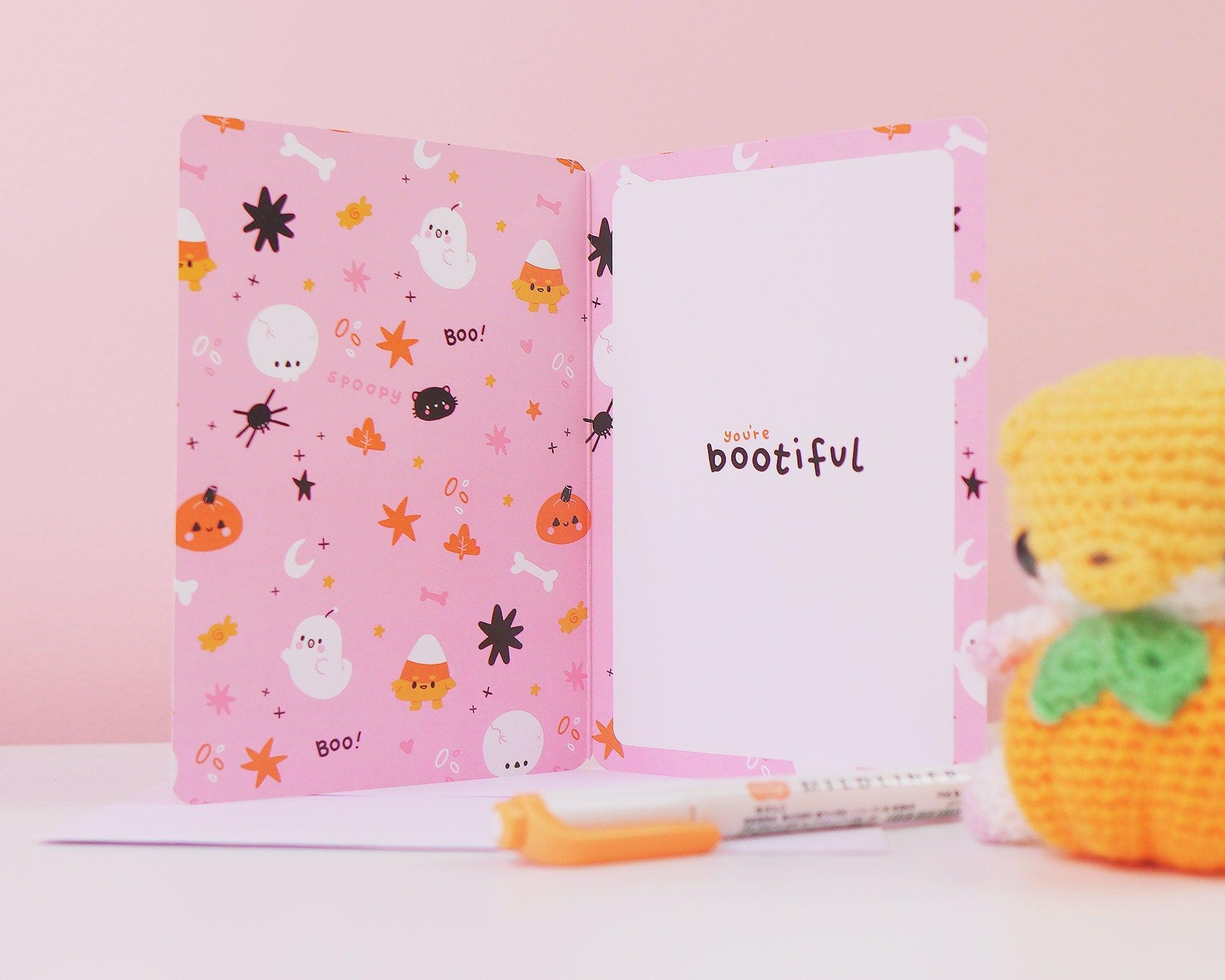 You are Boo-tiful ~ Cute Spooky Halloween Cards - Katnipp Illustrations