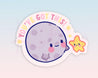YOUVE GOT THIS Motivational Moon & Star Die Cut Sticker - Katnipp Illustrations